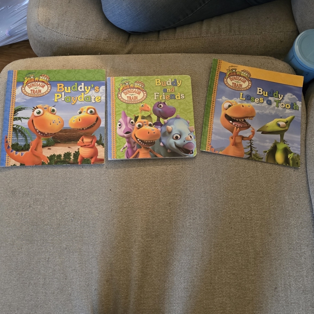 Dinosaur Train Buddy Books (3), Good Condition, See Pictures